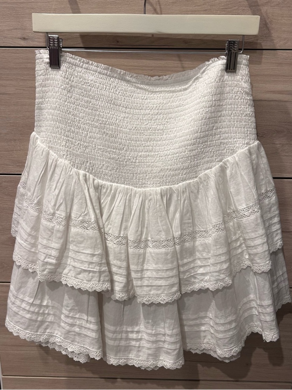 Jen’s Pirate booty -  Belmont Havilland tiered mini skirt - size large